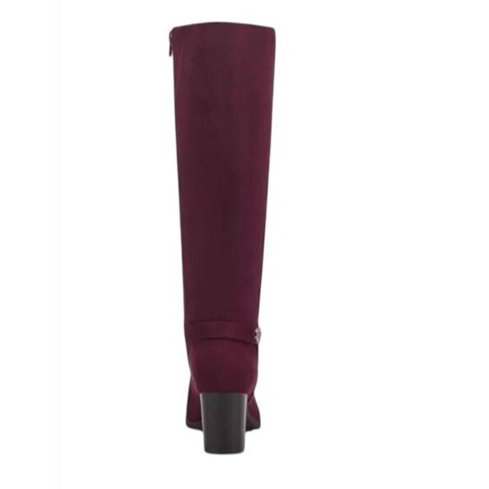 GIANI BERNINI/ Adonnys / Tall / Block Heel / Burgundy / Wine / Italian Boots - Picture 3 of 9